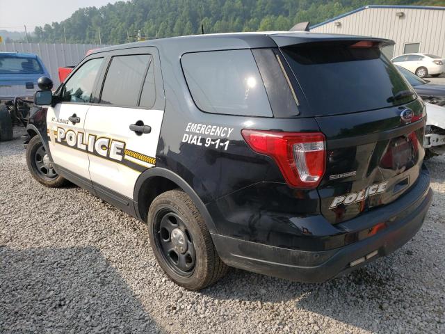 1FM5K8AR2JGA46574 - 2018 FORD EXPLORER POLICE INTERCEPTOR TWO TONE photo 2
