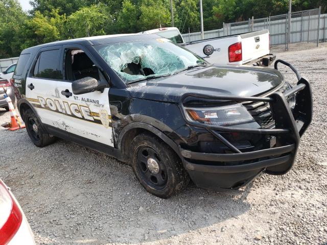 1FM5K8AR2JGA46574 - 2018 FORD EXPLORER POLICE INTERCEPTOR TWO TONE photo 4
