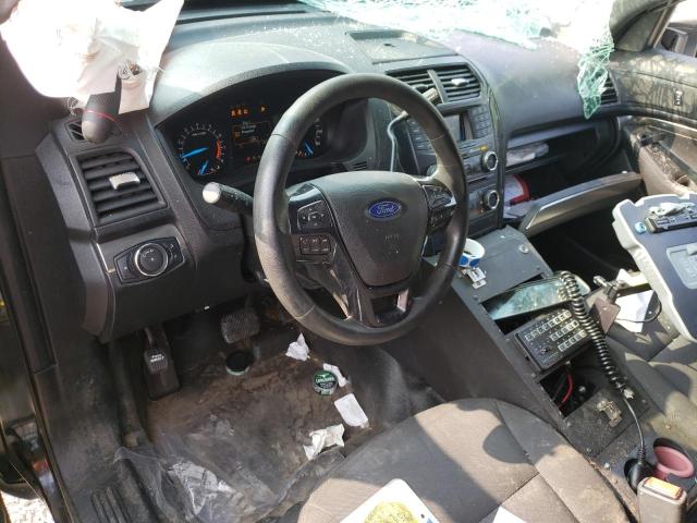 1FM5K8AR2JGA46574 - 2018 FORD EXPLORER POLICE INTERCEPTOR TWO TONE photo 8