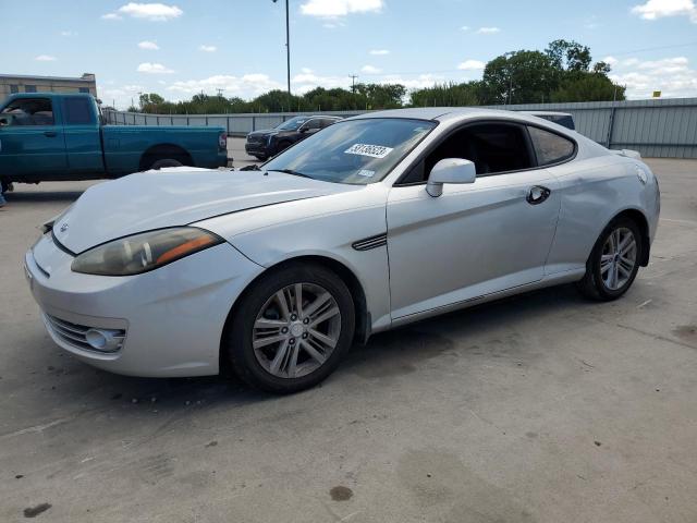 KMHHM66D38U277679 - 2008 HYUNDAI TIBURON GS SILVER photo 1