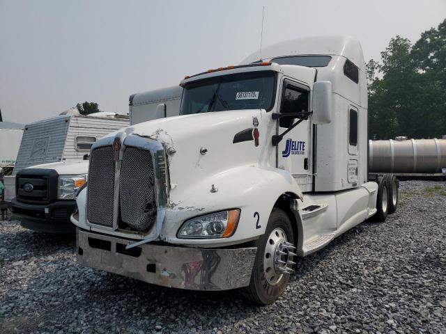 1XKAD49X38J230528 - 2008 KENWORTH CONSTRUCTI T660 WHITE photo 2