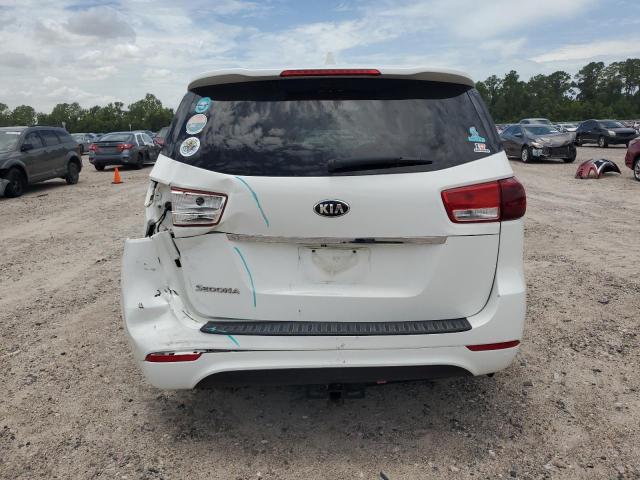 KNDMA5C17G6125519 - 2016 KIA SEDONA L WHITE photo 6