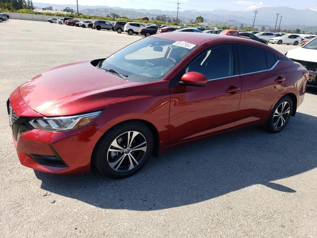 3N1AB8CV2LY263642 - 2020 NISSAN SENTRA SV RED photo 1