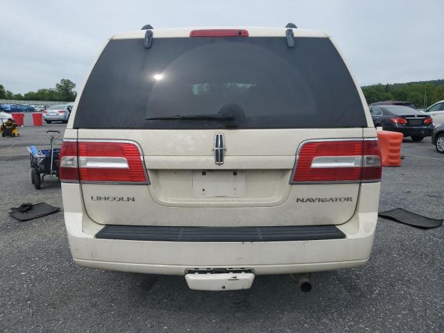 5LMFU28528LJ17107 - 2008 LINCOLN NAVIGATOR CREAM photo 6