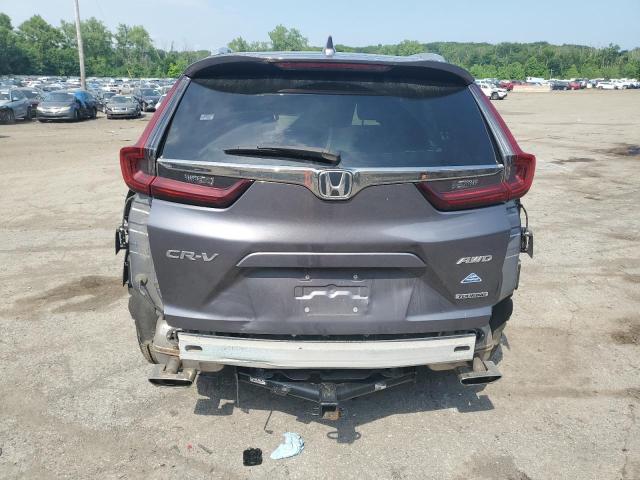 2HKRW2H99MH634856 - 2021 HONDA CR-V TOURING GRAY photo 6