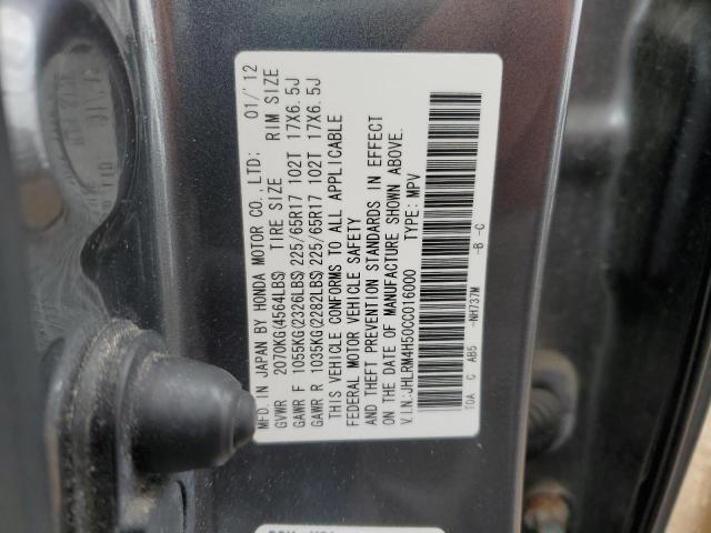 JHLRM4H50CC016000 - 2012 HONDA CR-V EX Graphit Foto 12