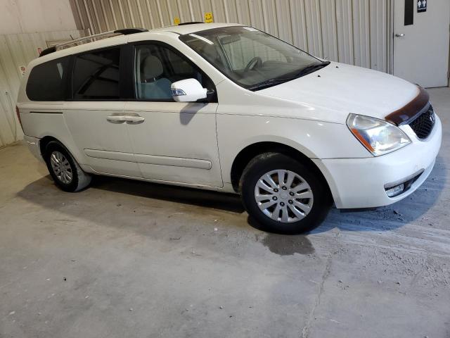 KNDMG4C73E6589367 - 2014 KIA SEDONA LX WHITE photo 4