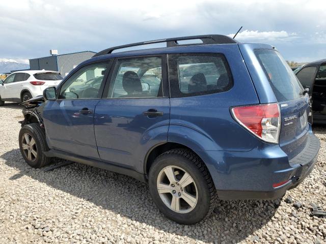 JF2SHABC6BH756517 - 2011 SUBARU FORESTER 2.5X BLUE photo 2