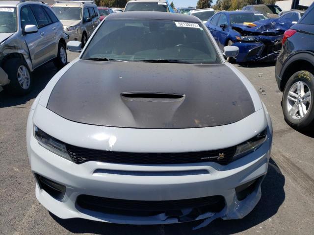 2C3CDXGJ7MH601503 - 2021 DODGE CHARGER SCAT PACK GRAY photo 5