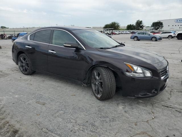 1N4AA5AP2EC443689 - 2014 NISSAN MAXIMA S BLACK photo 4