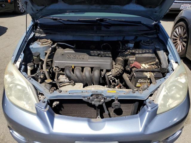2T1KR32E85C437508 - 2005 TOYOTA COROLLA MA XR BLUE photo 11
