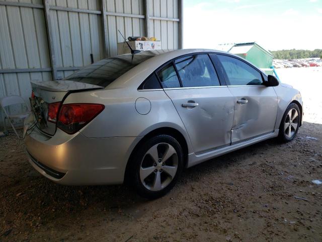 1G1PG5S98B7295614 - 2011 CHEVROLET CRUZE LT SILVER photo 3