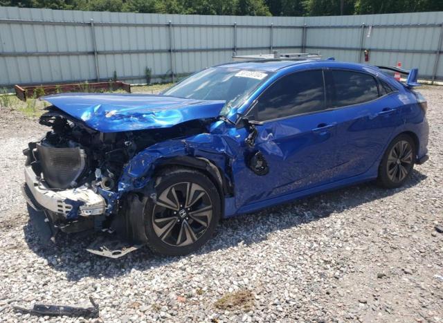 SHHFK7H72JU203794 - 2018 HONDA CIVIC EXL 蓝色 照片 1