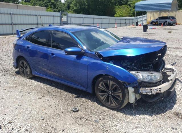 SHHFK7H72JU203794 - 2018 HONDA CIVIC EXL 蓝色 照片 4