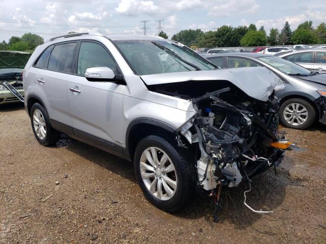 5XYKUCA19BG020041 - 2011 KIA SORENTO EX SILVER photo 4