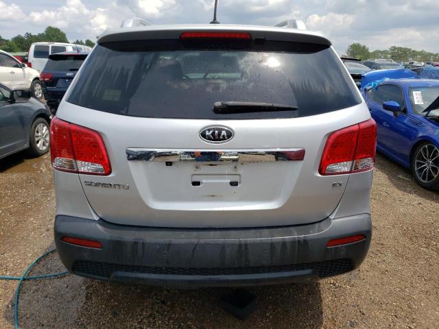 5XYKUCA19BG020041 - 2011 KIA SORENTO EX SILVER photo 6