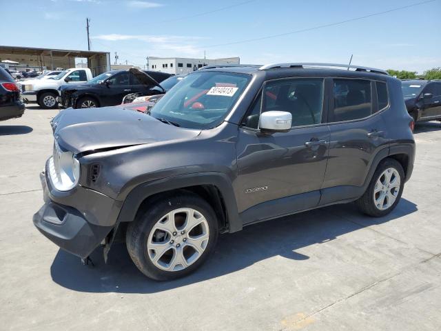 ZACCJADB5JPG68531 - 2018 JEEP RENEGADE LIMITED GRAY photo 1