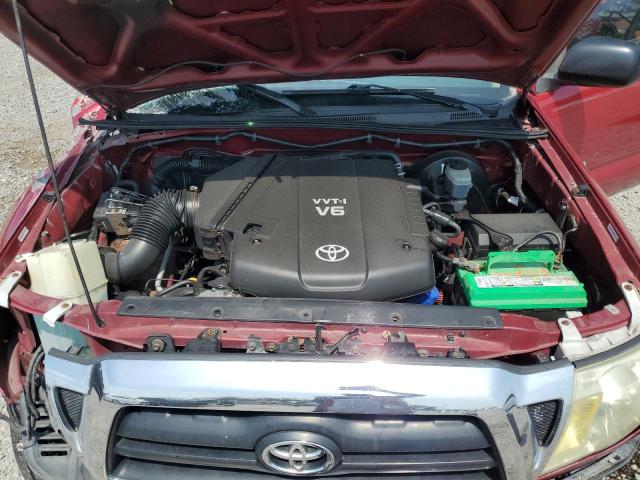 5TEJU62N26Z269842 - 2006 TOYOTA TACOMA DOUBLE CAB PRERUNNER RED photo 11