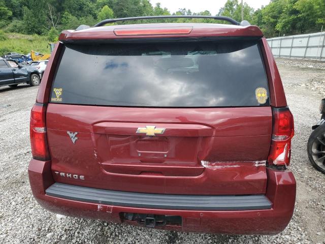 1GNSKBKC9GR372729 - 2016 CHEVROLET TAHOE K1500 LT RED photo 6