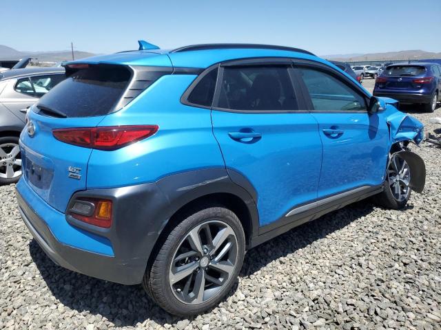 KM8K3CA51LU441981 - 2020 HYUNDAI KONA LIMITED BLUE photo 3