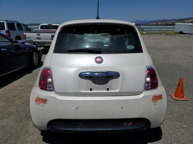 3C3CFFGEXHT605954 - 2017 FIAT 500 ELECTRIC WHITE photo 6