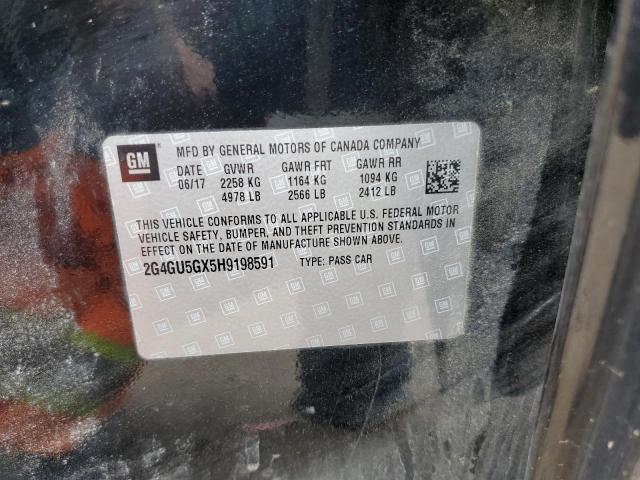 2G4GU5GX5H9198591 - 2017 BUICK REGAL GS 黑色 照片 12