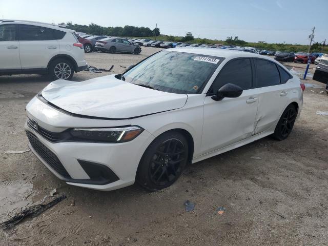 2HGFE2F59NH523936 - 2022 HONDA CIVIC SPORT 白色 照片 1