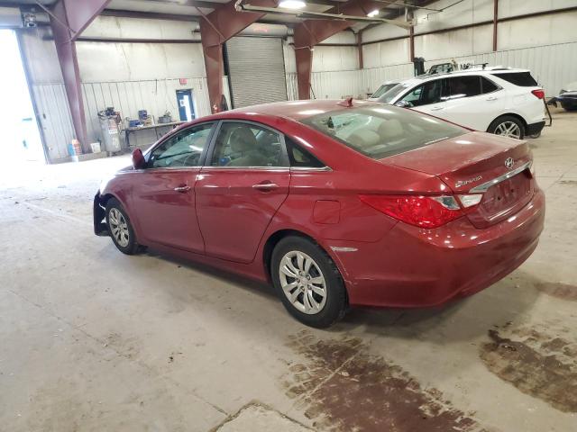 5NPEB4AC0BH174754 - 2011 HYUNDAI SONATA GLS RED photo 2