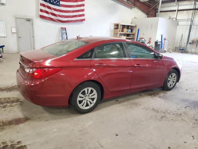 5NPEB4AC0BH174754 - 2011 HYUNDAI SONATA GLS RED photo 3