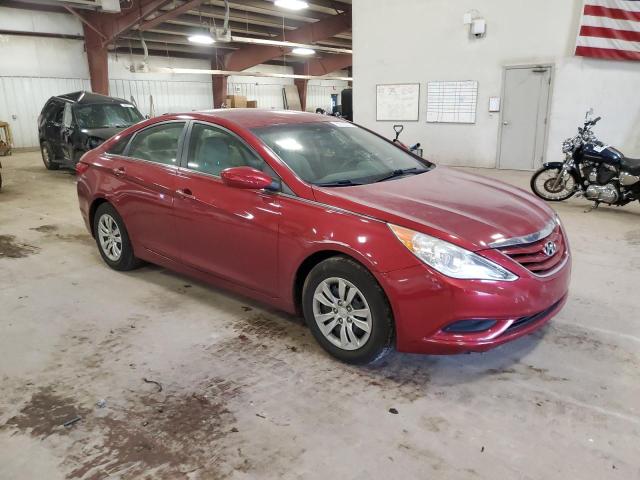 5NPEB4AC0BH174754 - 2011 HYUNDAI SONATA GLS RED photo 4