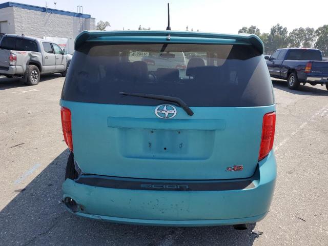 JTLKE50E781003197 - 2008 TOYOTA SCION XB TURQUOISE photo 6