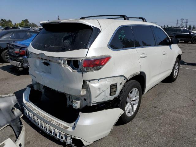 5TDZARFH2GS022465 - 2016 TOYOTA HIGHLANDER LE WHITE photo 3