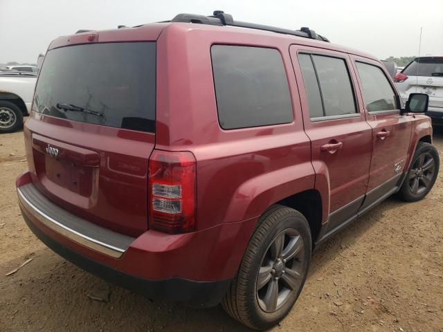 1C4NJPFB1ED587992 - 2014 JEEP PATRIOT LATITUDE RED photo 3