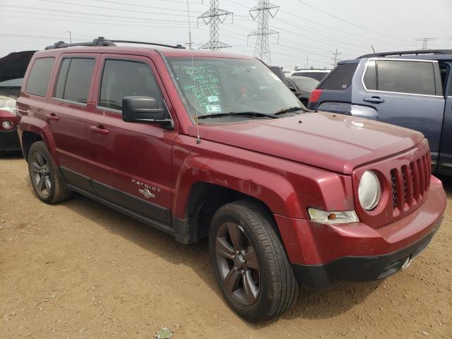 1C4NJPFB1ED587992 - 2014 JEEP PATRIOT LATITUDE RED photo 4