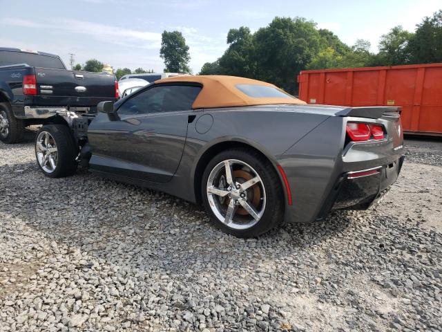 1G1YE3D77F5103157 - 2015 CHEVROLET CORVETTE STINGRAY 3LT GRAY photo 2