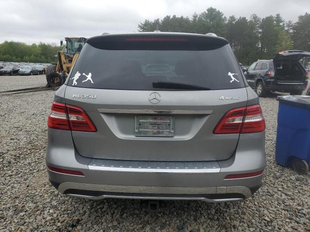 4JGDA5HB1DA199038 - 2013 MERCEDES-BENZ ML 350 4MATIC SILVER photo 6