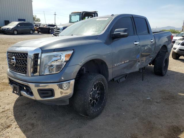 1N6AA1EJ2JN500946 - 2018 NISSAN TITAN S BLACK photo 1