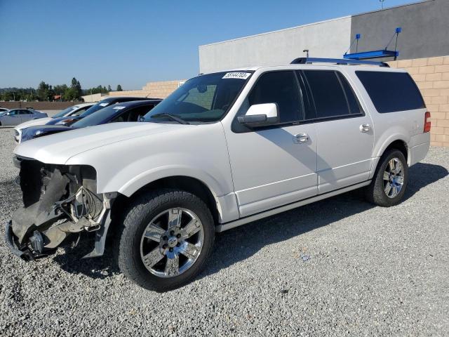 1FMJK2A53AEB50382 - 2010 FORD EXPEDITION EL LIMITED WHITE photo 1