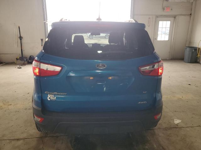 MAJ6S3GL5LC327671 - 2020 FORD ECOSPORT SE ლურჯი ფოტო 6