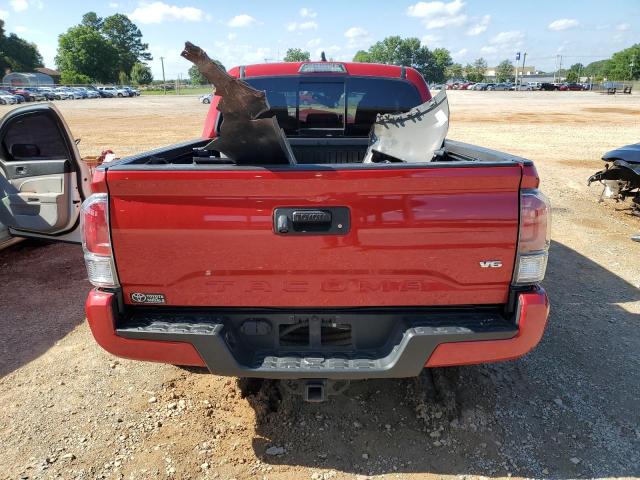 3TYCZ5AN9MT011869 - 2021 TOYOTA TACOMA DOUBLE CAB RED photo 6