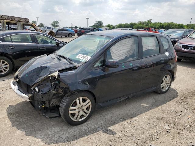 JHMGD38657S006936 - 2007 HONDA FIT S 黑色 照片 1
