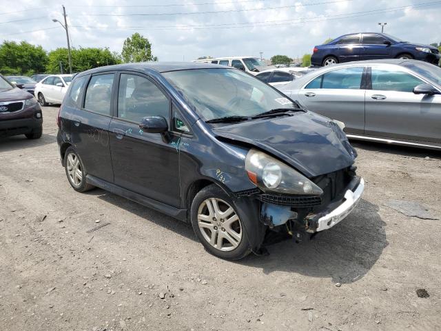JHMGD38657S006936 - 2007 HONDA FIT S 黑色 照片 4