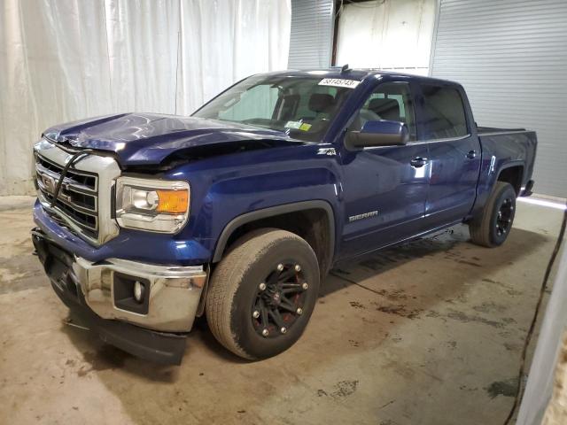 3GTU2UEC2EG208602 - 2014 GMC SIERRA K1500 SLE BLUE photo 1