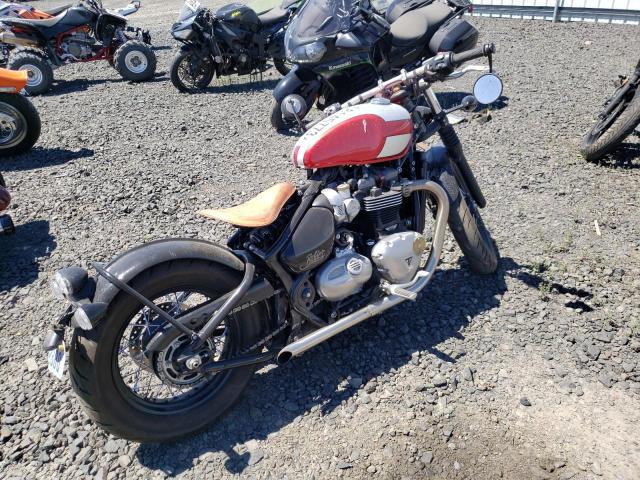 SMTD42HL9KT13472 - 2019 TRIUMPH CAR BONNEVILLE BOBBER TWO TONE photo 4