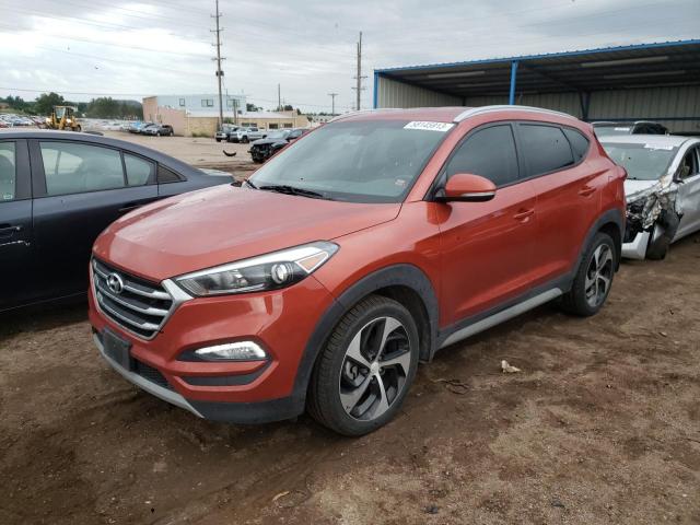 KM8J33A29HU389346 - 2017 HYUNDAI TUCSON LIMITED ORANGE photo 1