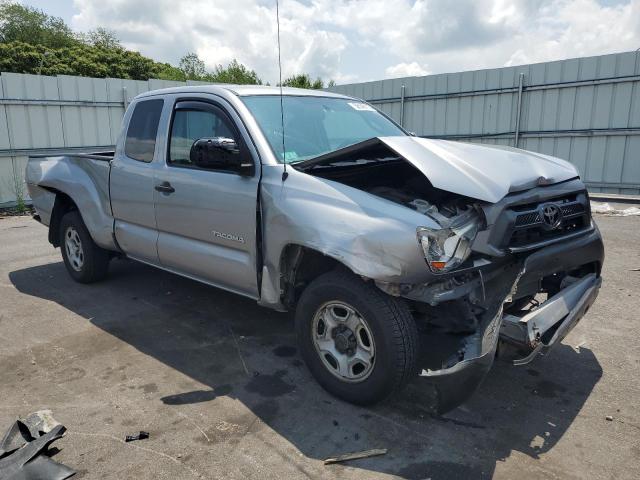 5TFTX4CN8FX049454 - 2015 TOYOTA TACOMA ACCESS CAB SILVER photo 4