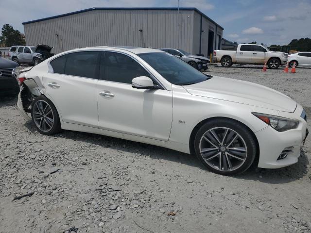 JN1EV7AP8GM300449 - 2016 INFINITI Q50 PREMIUM WHITE photo 4