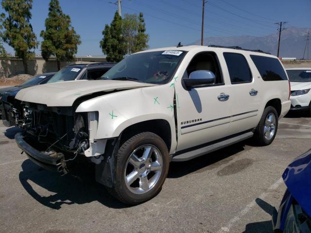 1GNSCKE05CR258008 - 2012 CHEVROLET SUBURBAN C1500 LTZ WHITE photo 1