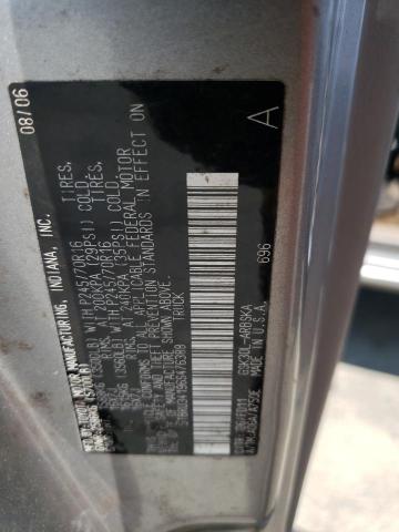 5TBRU34196S476388 - 2006 TOYOTA TUNDRA ACCESS CAB SR5 SILVER photo 12