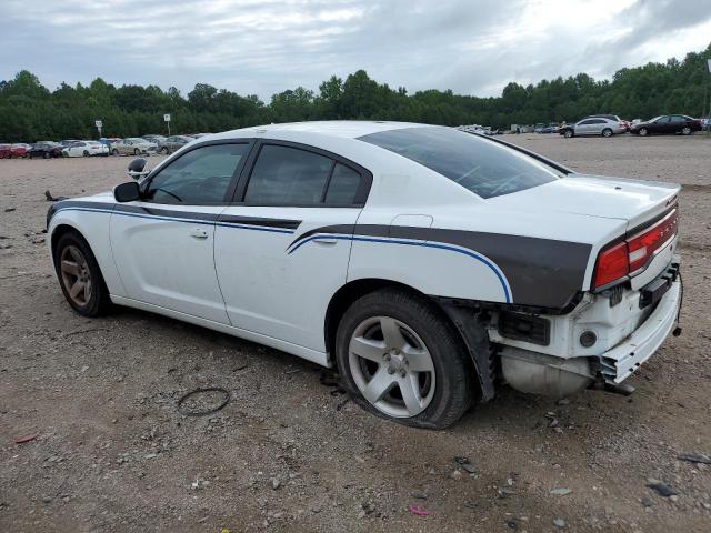 2C3CDXAG7EH367457 - 2014 DODGE CHARGER POLICE WHITE photo 2